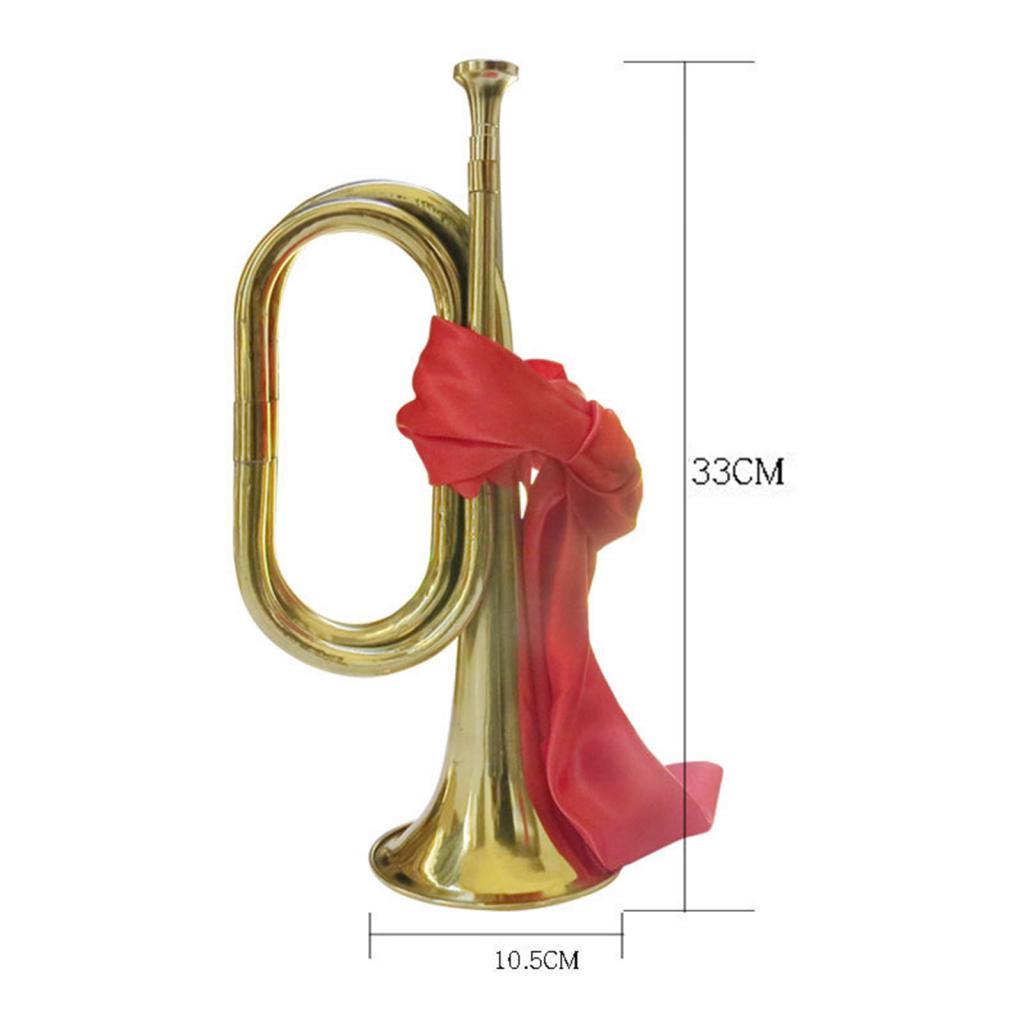 Musical Instrument Bugle - Standart Trompet Üfleme Borusu Müzik Aleti