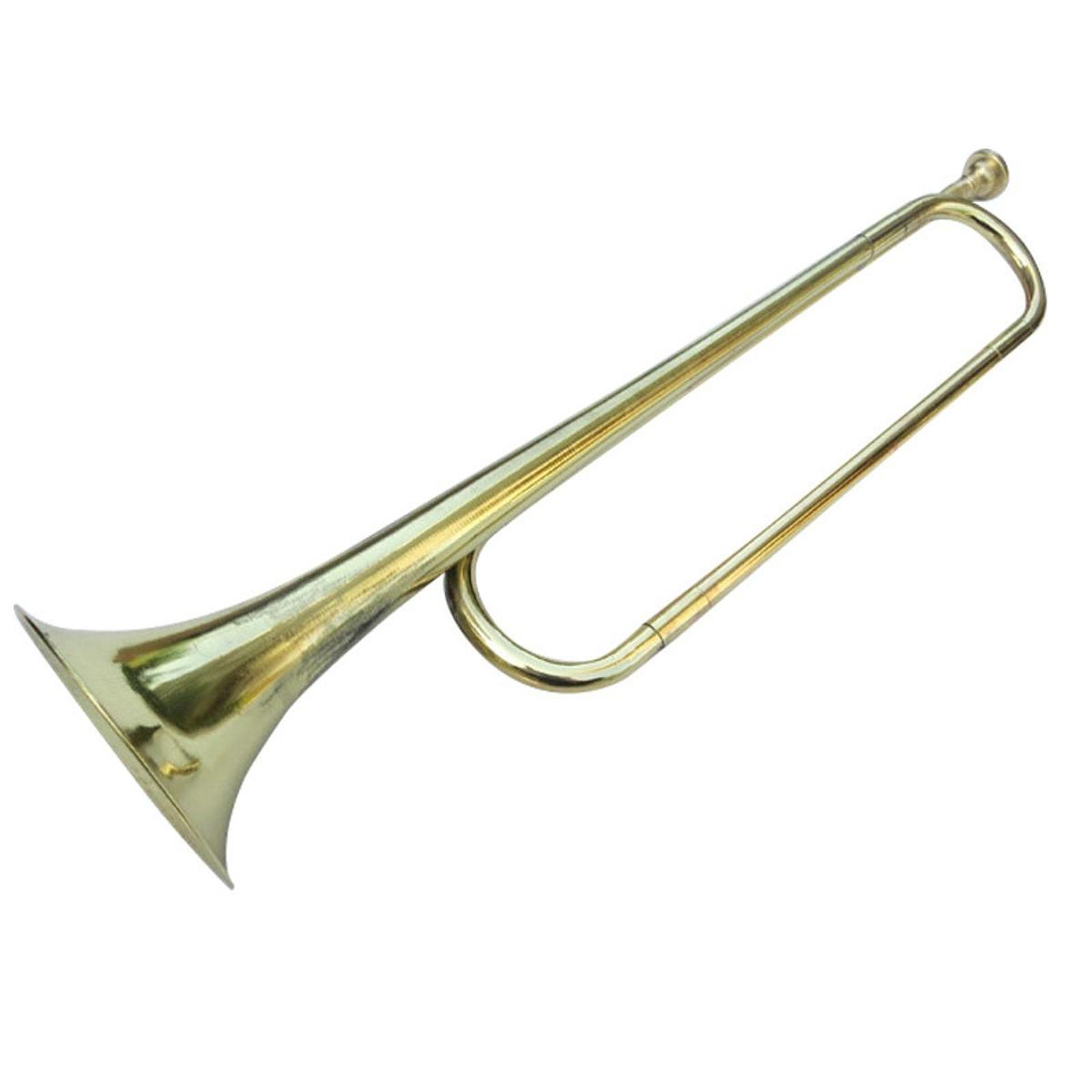 Musical Instrument Bugle - Zarif C Düz Trompet Parlak Pirinç
