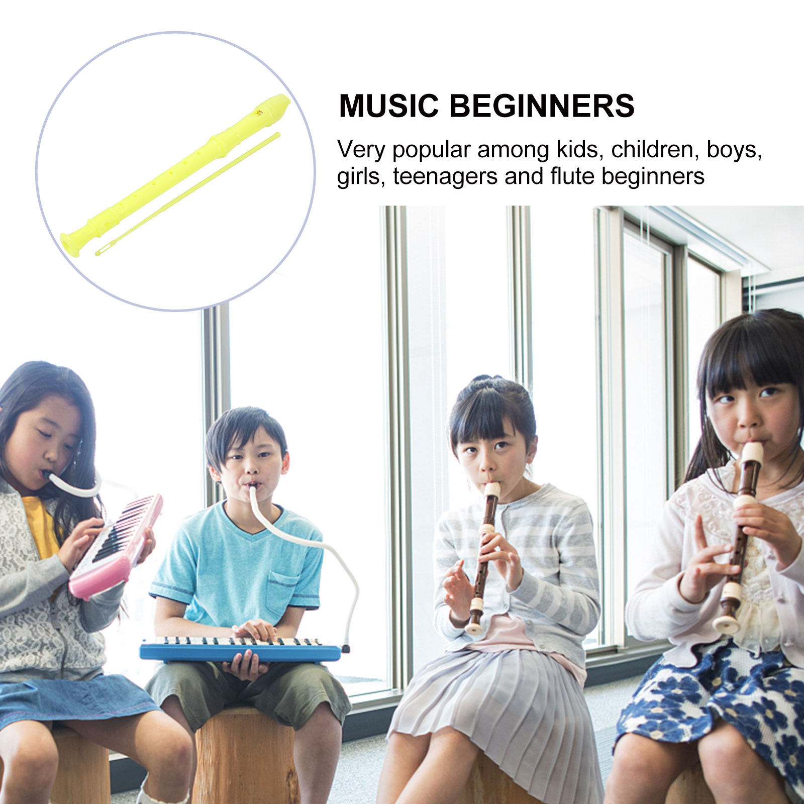 1 takım çocuk soprano kaydedic - Soprano Recorder Plastic incelemesi ve fiyatı