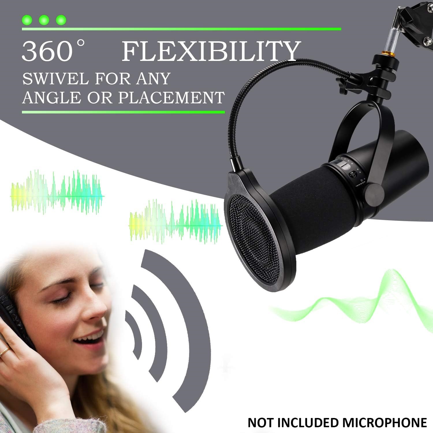 Shure MV7 Mikrofon Pop Filtres - Shure Mic Mv7 incelemesi ve fiyatı