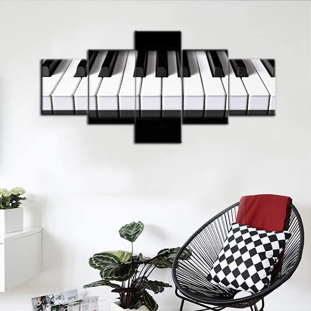 Çerçevesiz 5 Adet Müzik Aletle - Picture Of Musical Instrument incelemesi ve fiyatı